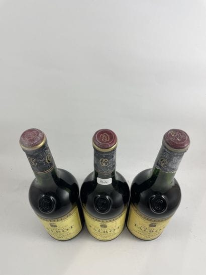 3 btls Château Talbot 1975 - Saint-Julie...