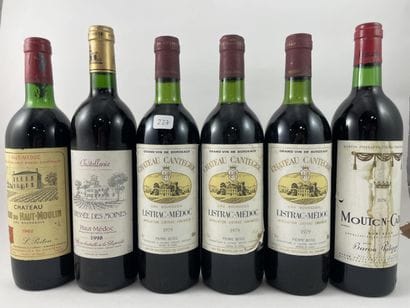12 btls dont 7 btls Château Tour du Haut-Moulin...