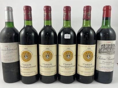 12 btls dont 7 btls Château Fontenil - Fronsac...