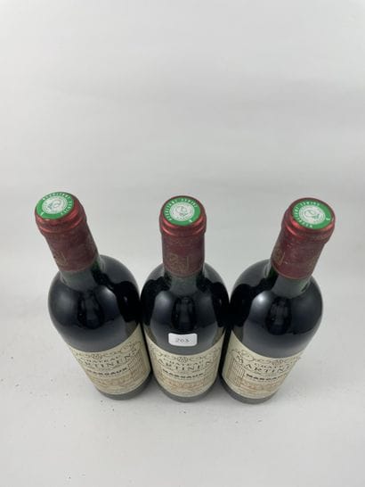 9 btls Château Martinens 1993 - Margaux