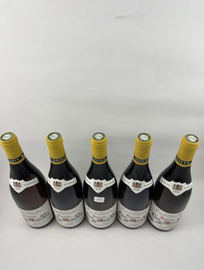 5 btls Beaune (blanc) 1995 - Clos des Mouches...