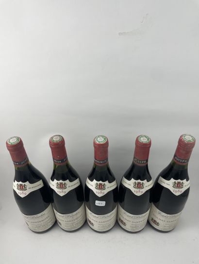 5 btls Volnay-Santenots 1989 - Drouhin