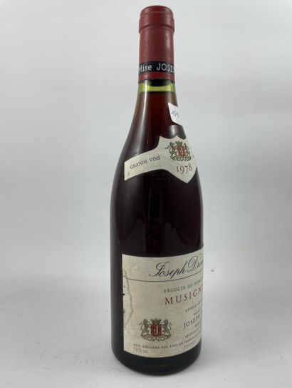1 btl Musigny 1978 - Drouhin (étiquette très...