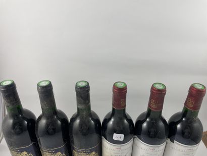 7 btls dont 3 btls Château Pontac Lynch 1995...