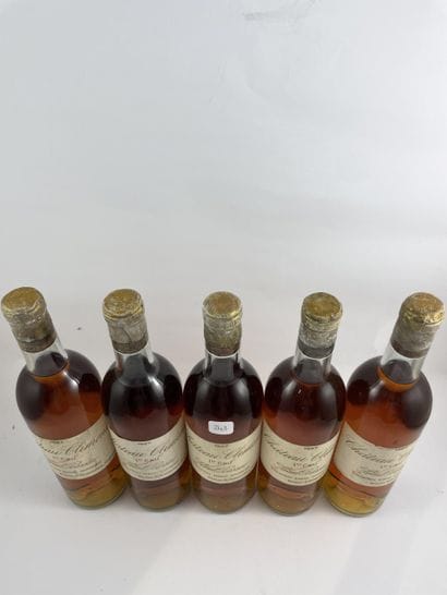 5 btls Château Climens 1967 - Haut-Barsa...