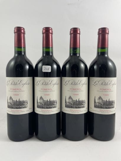 4 btls La Petite Eglise 1999 - Pomerol