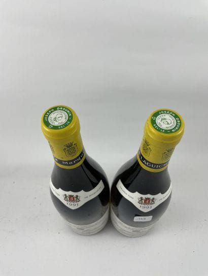 2 btls Chassagne-Montrachet 1995 - Marquis...