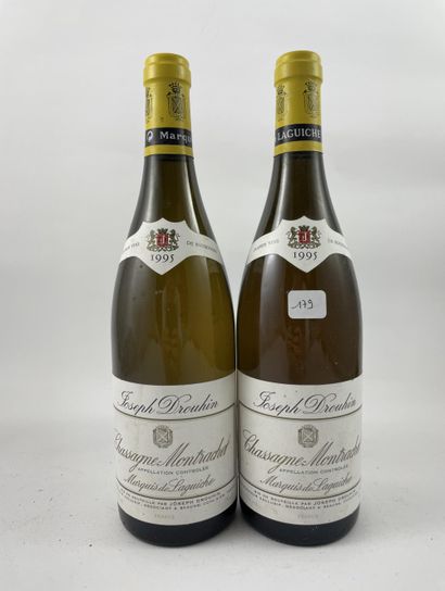 2 btls Chassagne-Montrachet 1995 - Marquis...