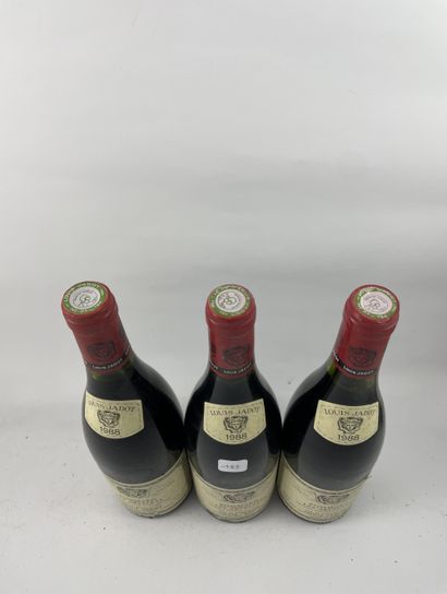 3 btls Pommard 1988 - Les Arvelets - Louis...