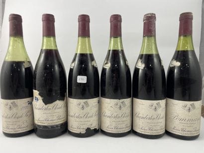 10 btls dont 5 btls Chambertin NM (1977)...