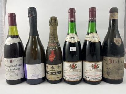 18 btls de vins divers de 1929 à 2021