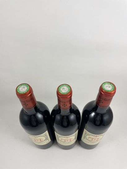 3 btls Château Gazin 1996 - Pomerol