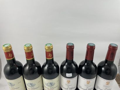 15 btls dont 3 btls Château Ducasse 2012...