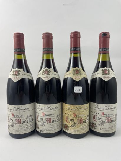 4 btls Beaune 1989 - Clos des Mouches - Drouhin...