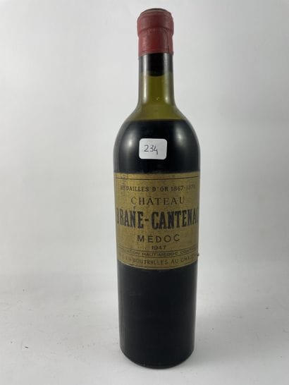 1 btl Château Brane-Cantenac 1947 - Médoc...
