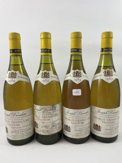 4 btls Chablis-Vaudésir 1989 - Drouhin