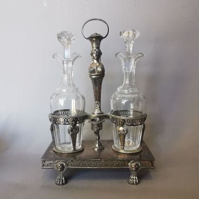 SILVER OILKEEPER-VINEGARIAN. PARIS, goldsmith...