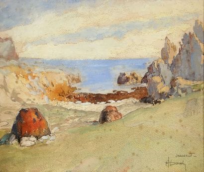 DARDY Albert Louis - XXth
Ouessant,
Watercolor....