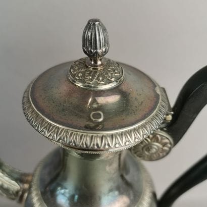 Silver CAFETIERE (950). PARIS, 1809-1819....