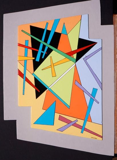 SECLET Jean-Marie, born 1943
The three triangles,...