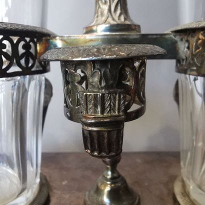 SILVER OILKEEPER-VINEGARIAN. PARIS, goldsmith...