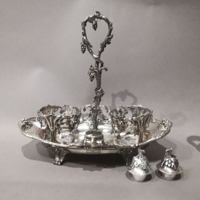 Silver HUILIER-VINAIGRIER (950). PARIS, François-Julien...