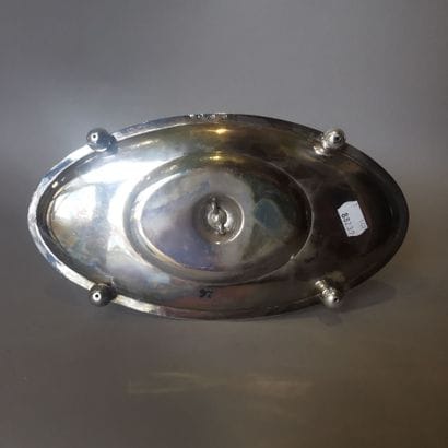 SILVER SAUCIERE AND SLEEPER (950). PARIS,...