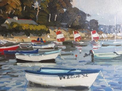 MARGUERAY Michel, born 1938
Near the sailing...