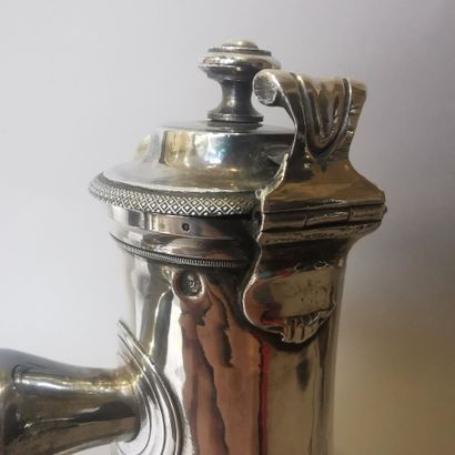 CAFETIERE in silver (950). PARIS, Jean-Nicolas...