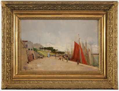 GAGNEUX Paul ( ? -1892)
The Quai du Commerce...