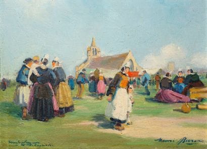 BURON Henri, 1880-1969
Pardon de la Joie,...