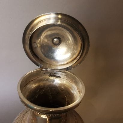 Silver CAFETIERE (950). PARIS, 1819-1838....