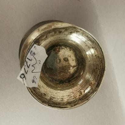 Silver TIMBALE (950). PARIS, 1789. It stands...