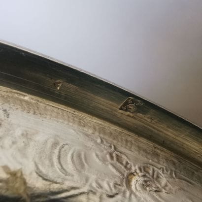 Silver CALICE, gilt silver bowl (950). PARIS,...