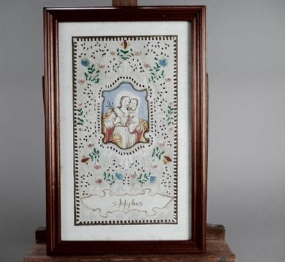 Canivet depicting Saint Joseph and the Child...