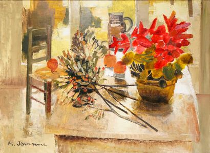 JOUENNE Michel, 1933-2021
The Red Bouquet
oil...