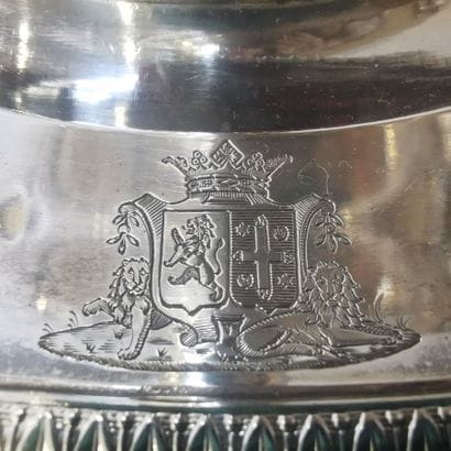 SILVER SAUCIERE AND SLEEPER (950). PARIS,...