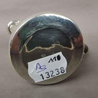 SILVER MILK POT (950). PARIS, PUIFORCAT,...