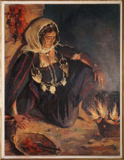 MOREAU Max Léon, 1902-1992
Ouled Nail near...