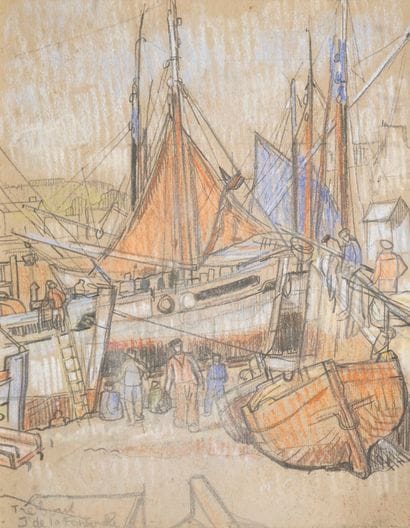 FONTINELLE Jean de la, 1900-1974
Tréboul,...