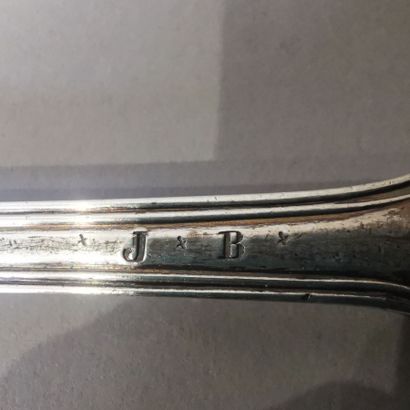 Silver LOUCHE (950). PARIS, 1789. Filet pattern,...