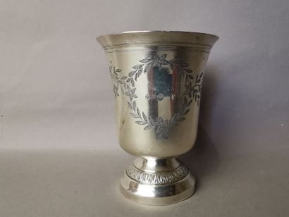 Silver TIMBALE (950). PARIS, César TONNELIER,...