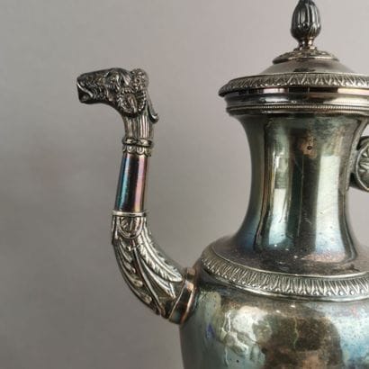 Silver CAFETIERE (950). PARIS, 1809-1819....