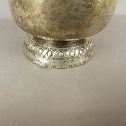 Silver TIMBALE (950). PARIS, 1789. It stands...