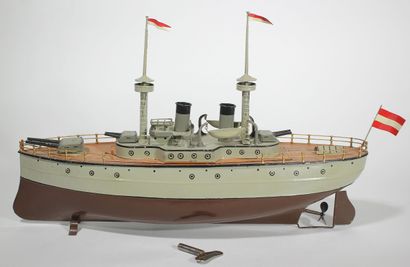 FLEISCHMANN toy boat - Battleship with spur....