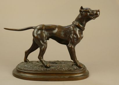Ecole Moderne
Dogue allemand 
Bronze patiné...