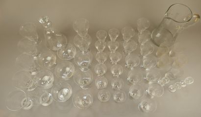 DAUM Nancy - Vers 1930
Service de verre en...
