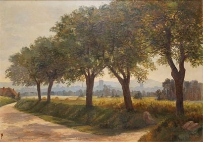 CHAZAL Louis, early 20th century
Shaded road,...