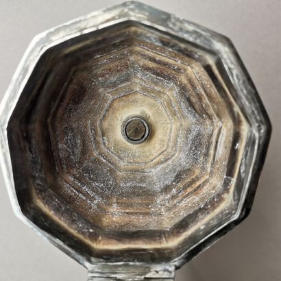 CHOCOLATIERE in silver. TOURNAI (Belgium),...