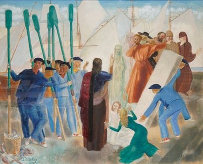 DELESCLUZE Edmond, 1905-1993
The resurrection...